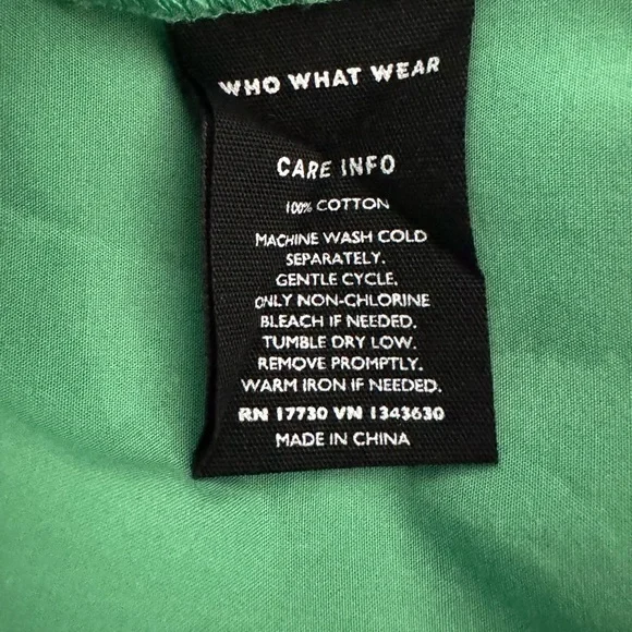 Who What Wear‎ Women’s Enchanted Emerald Green Off the Shoulder Midi Dress XS - Picture 8 of 9